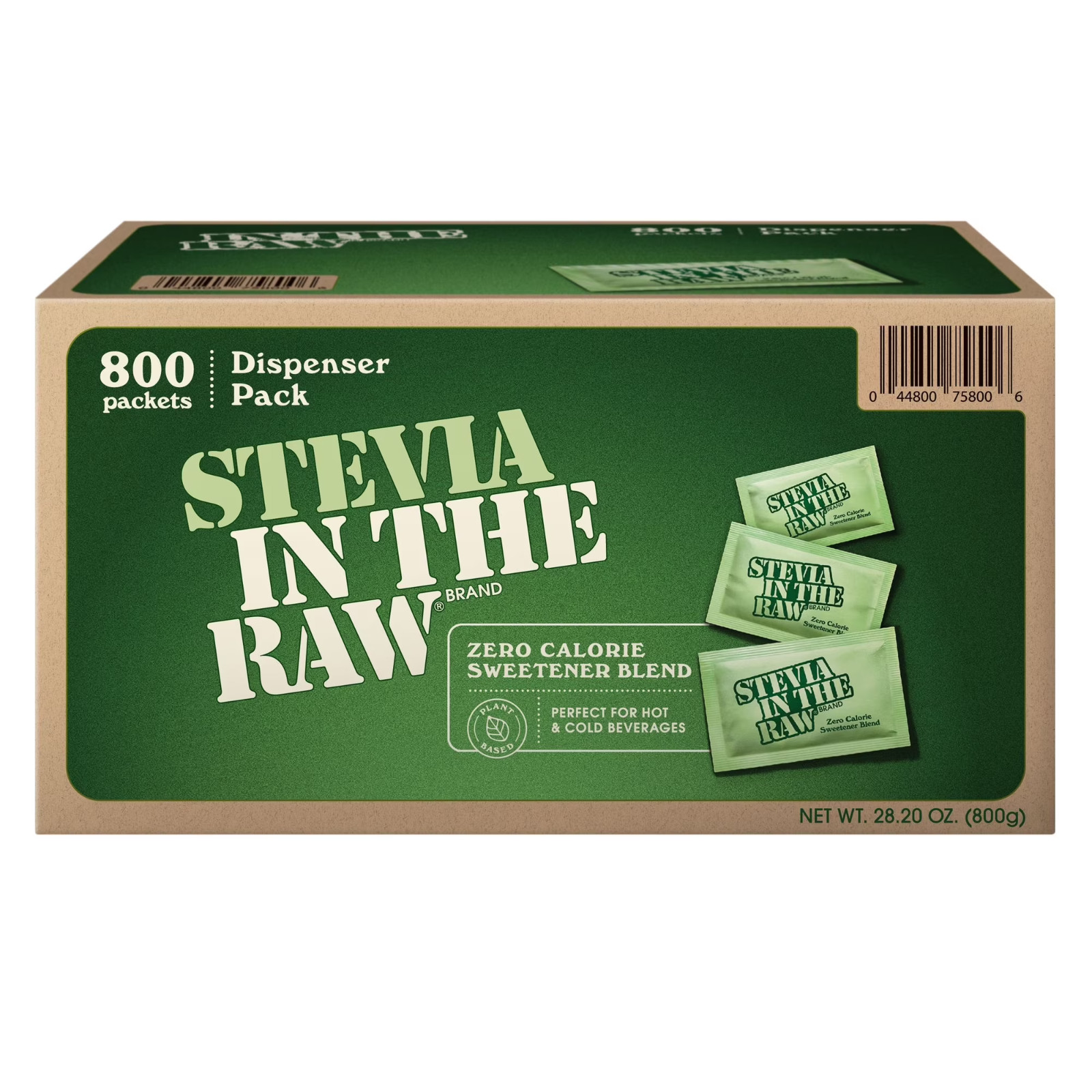 Stevia In The Raw Plant-Based Zero Calorie Sweetener Packets 800 ct FREE SHIP gallery