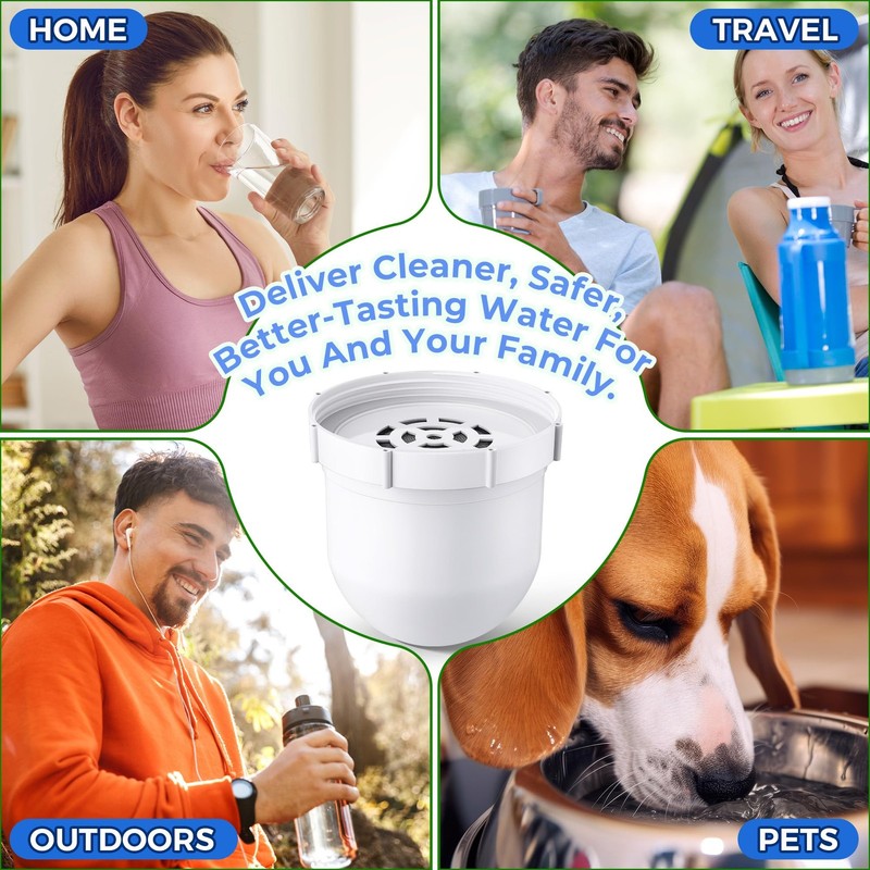 1 Pack Upgraded Water Pitcher Filter with Clearly Filtered No. 1 Filtered Wat gallery