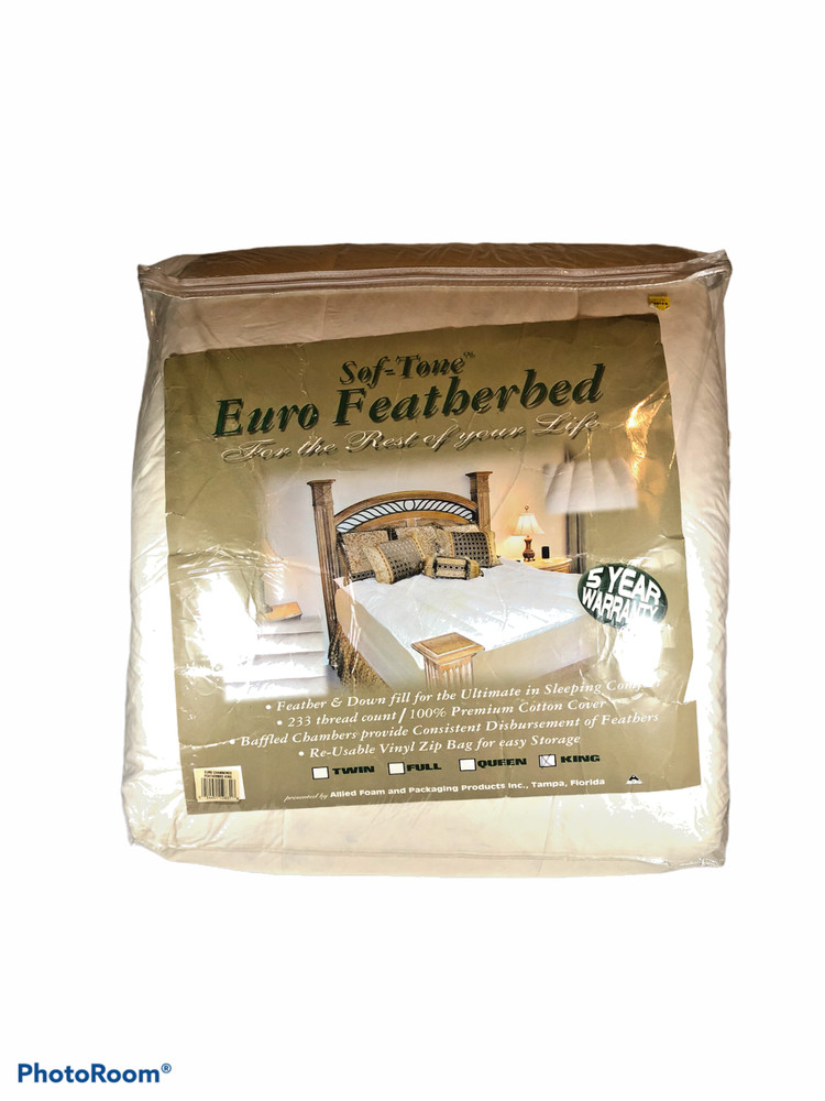 Sof-Tone Euro Featherbed King