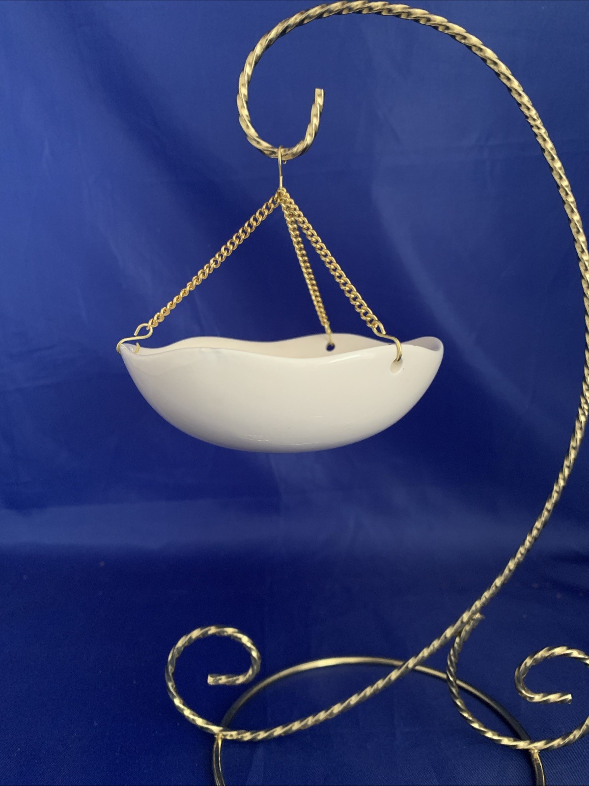 Yankee Candle Replacement Hanging Ceramic Wax Holder Cup Tart Melter Cream No St gallery