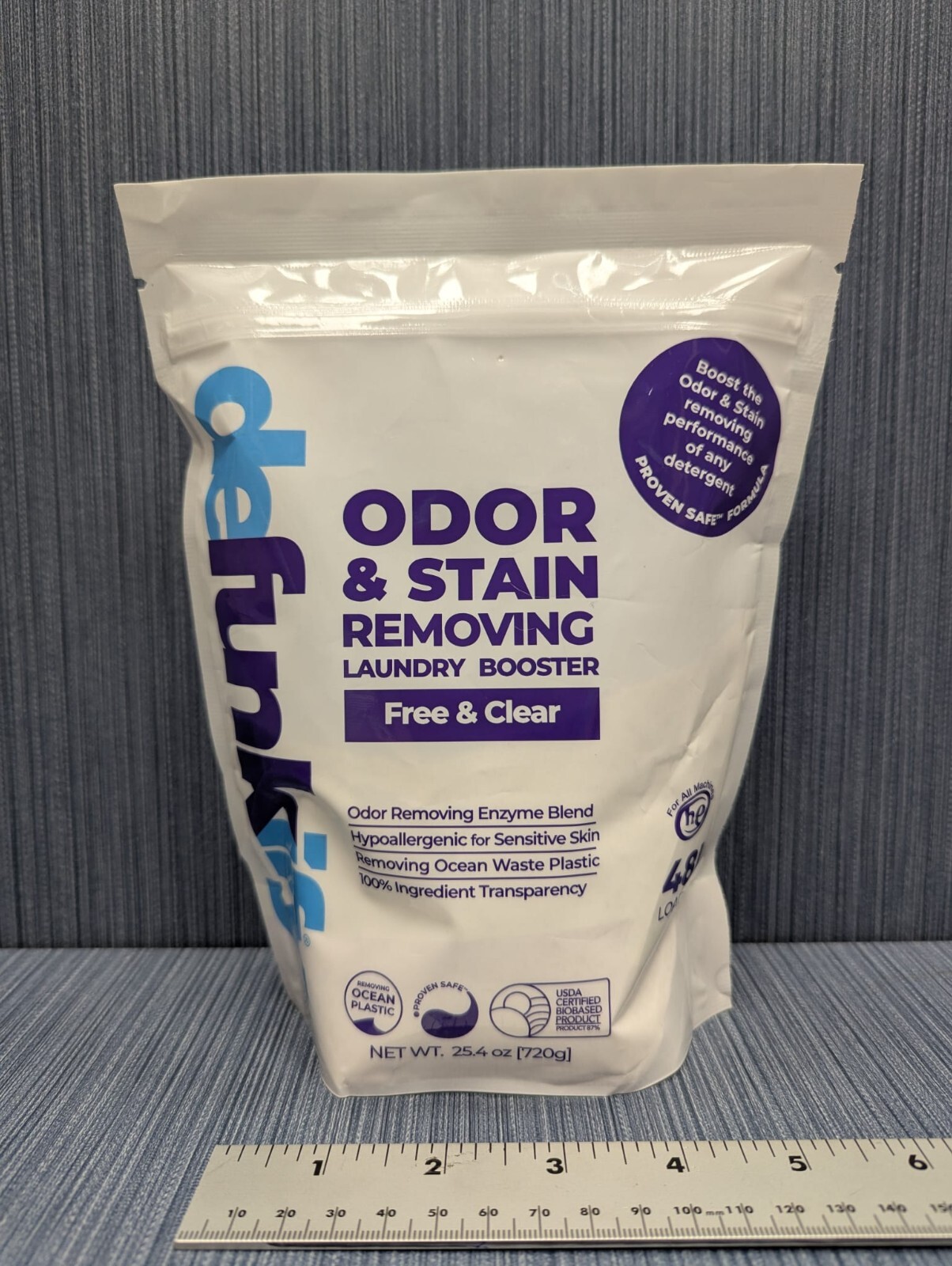 Defunkify Non-Toxic Laundry Booster Free & Clear 25.4 oz 48 Loads gallery
