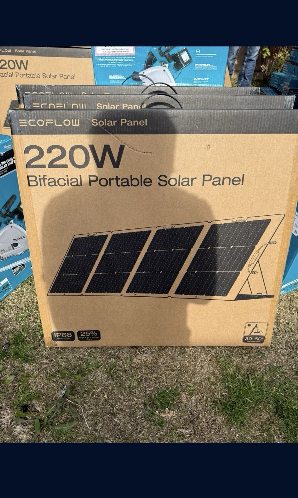 EcoFlow NextGen 220W Bifacial IP68 Portable Solar Panel gallery