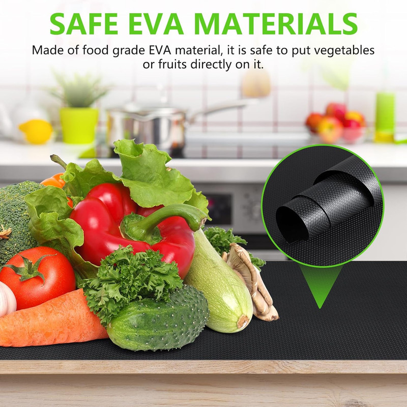 Shelf Liners for Kitchen Cabinets Non Adhesive Drawer Liner for Bathroom Waterpr gallery