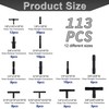 Multipurpose Vacuum Line Kit, 5Ft 6PCS 5 feet x 1/8 inch to 3/8 inch, 119PCS gallery