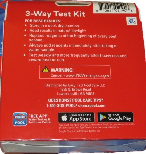 CLOROX Pool Spa 3-Way Test Kit Chlorine Bromine pH Lot of 2 Water Testing NEW gallery