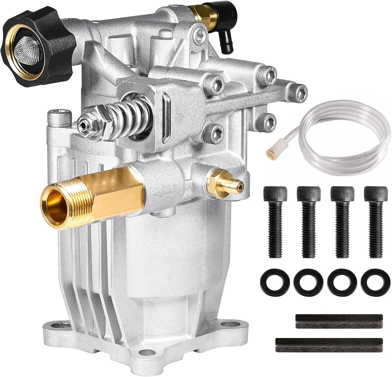 3/4" Shaft Horizontal Pressure Washer Pump 3400PSI 2.5GPM for Honda GC160 GC190 gallery