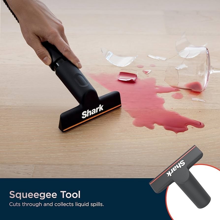 Shark Messmaster Portable Wet Dry Vacuum, 1 Gallon Capacity, True Grip Accessory gallery