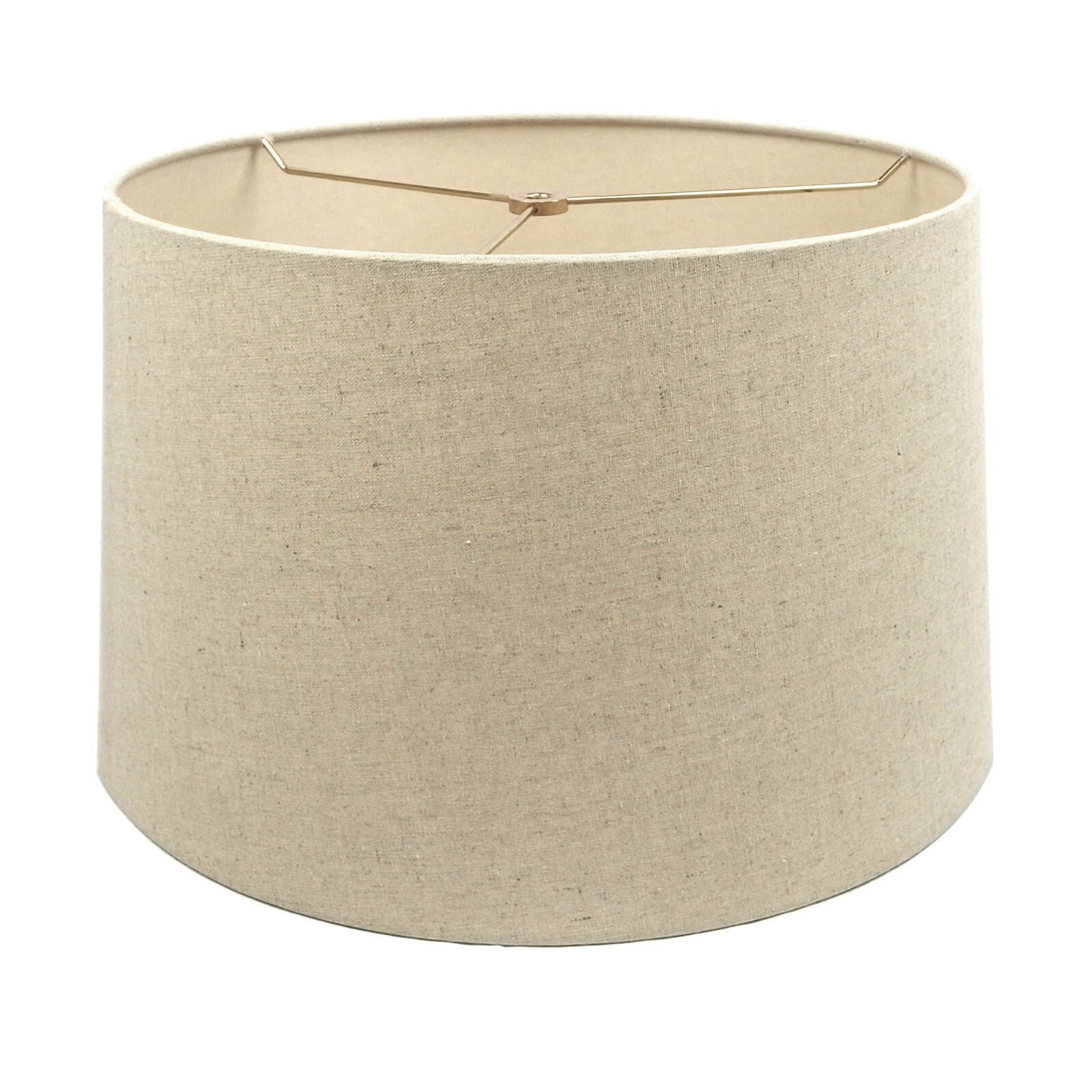 Mestar Decor Oatmeal Fabric Hardback Drum Lampshade (Spider Fitter) gallery