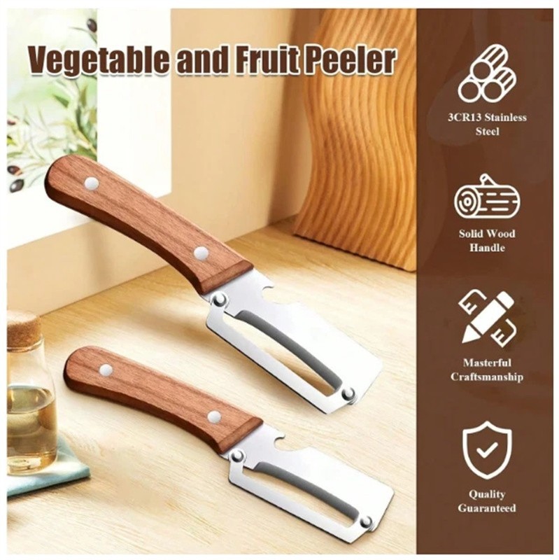 6PCS 2 in 1 Multi-Functional Vegetable Peeler for Kitchen Stainless Steel Peeler gallery