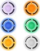 6 PCS Shower Flow Reducer Limiter, GPM 1.2/1.5/1.8/2.0/2.2/2.5 Shower Head Flow gallery