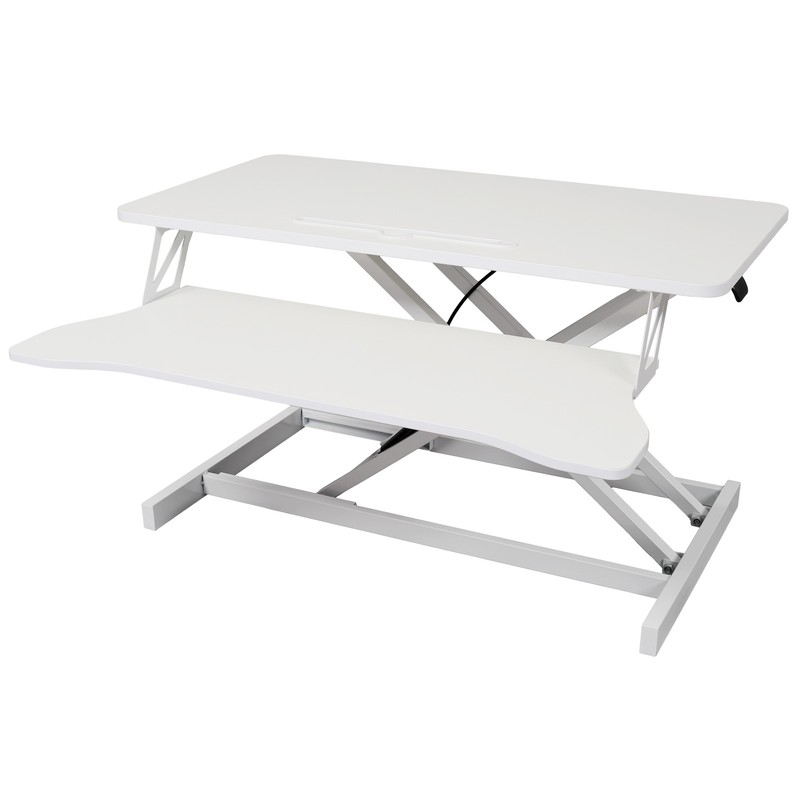 31.5" Height Adjustable Standing Desk Sit to Stand Riser Converter Workstation gallery