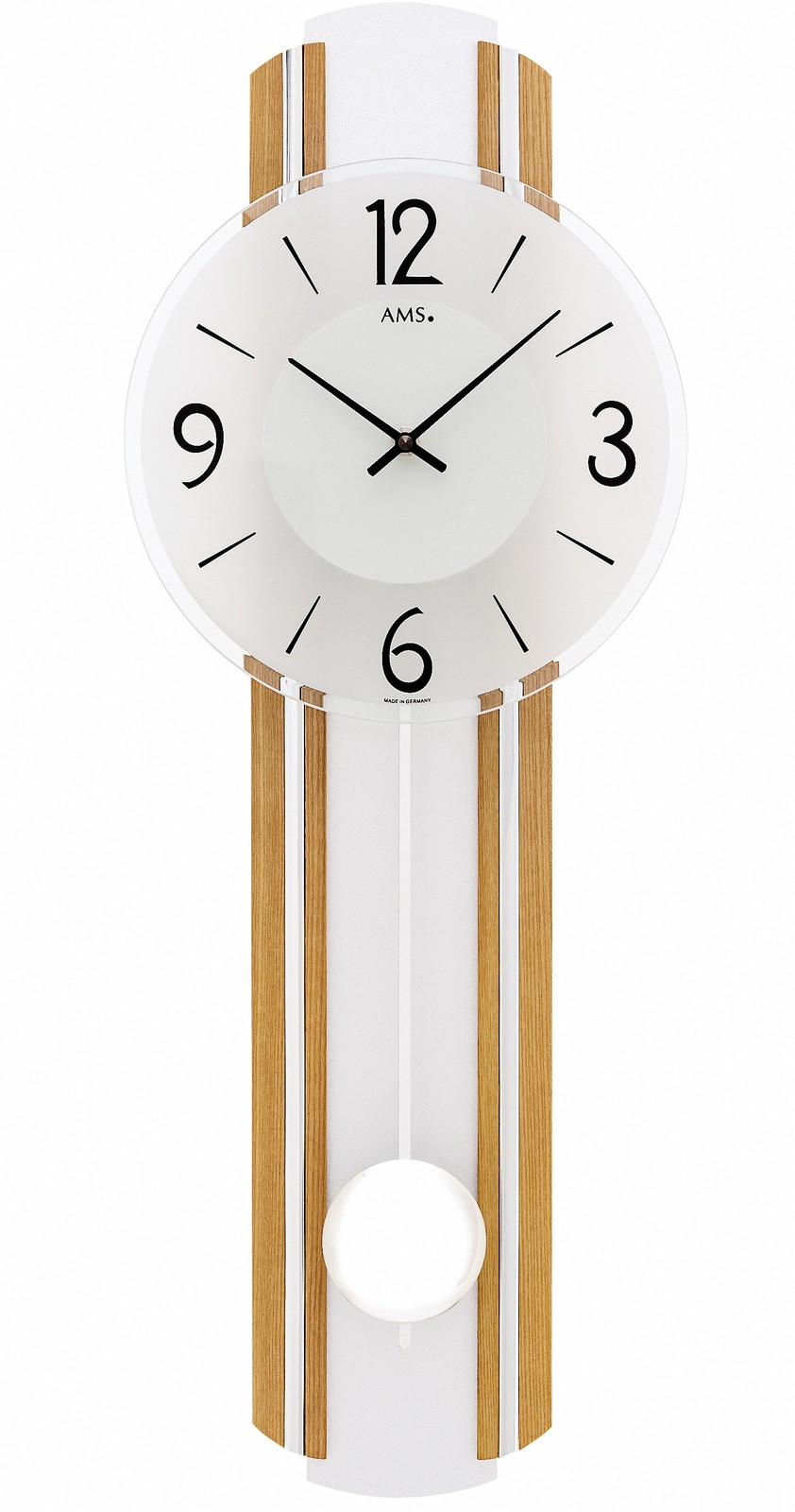 Modern Wall Clock with Quartz Movement by AMS gallery