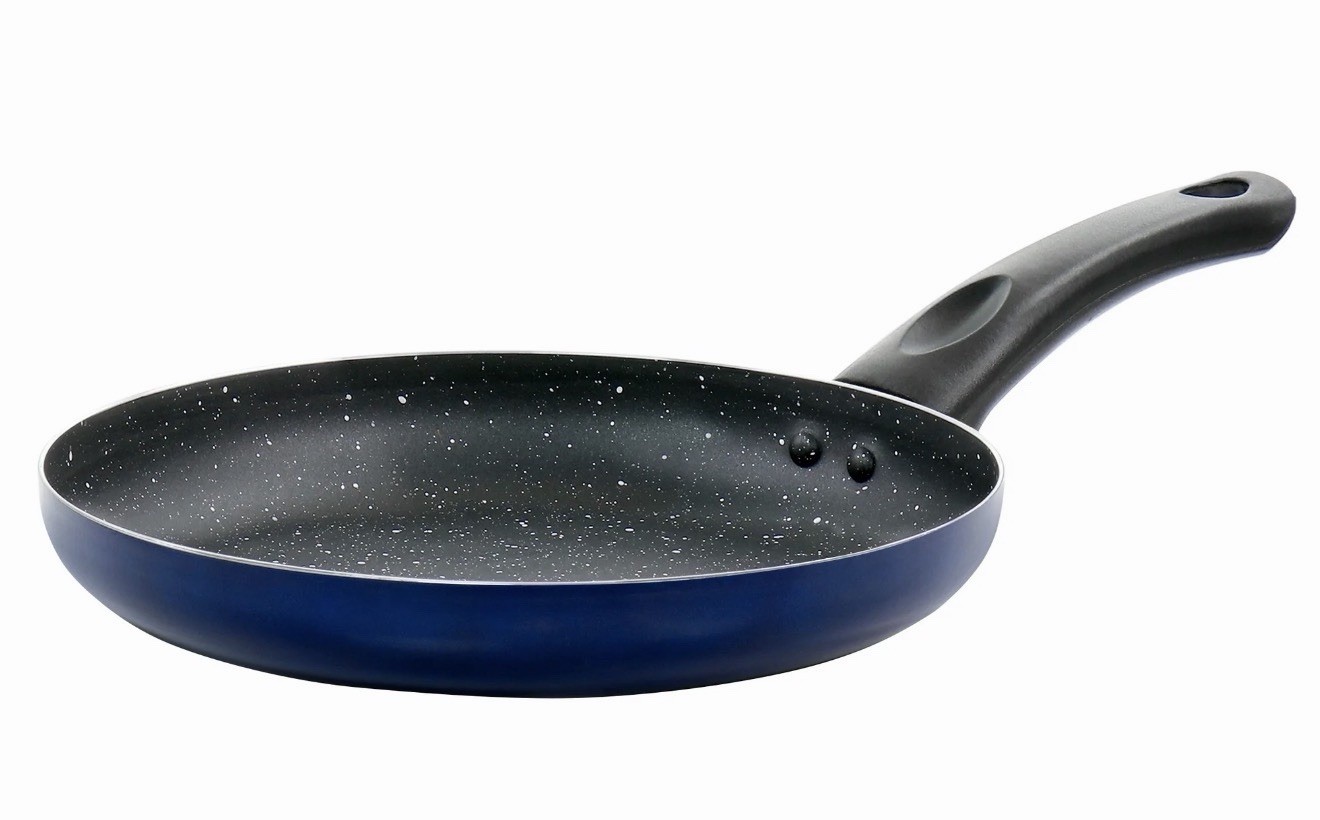 Frying Pan, Non-Stick with 100% APEO & PFOA-Free coating Blue 8 In gallery