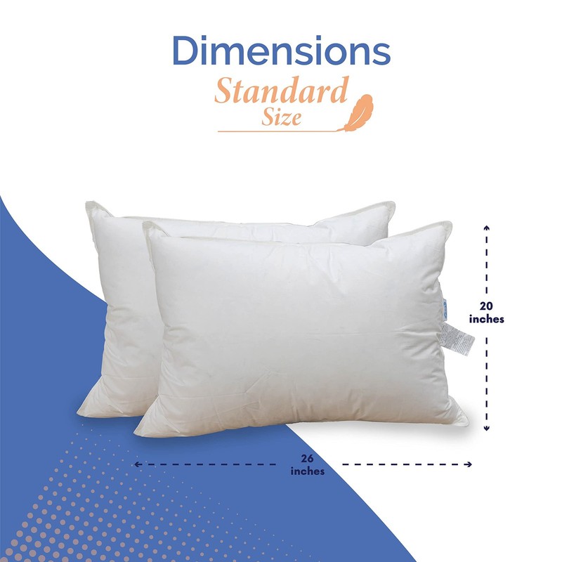 Continental Bedding: Your Side Sleeper's Feathered Cloud, 6" Loft, Cotton 300TC gallery