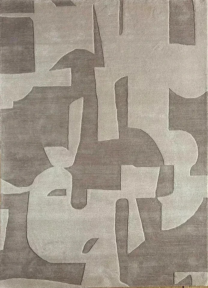 New Handmade Wool & Viscose Hand Tufted Modern Design Carpet For Bedroom Rug gallery