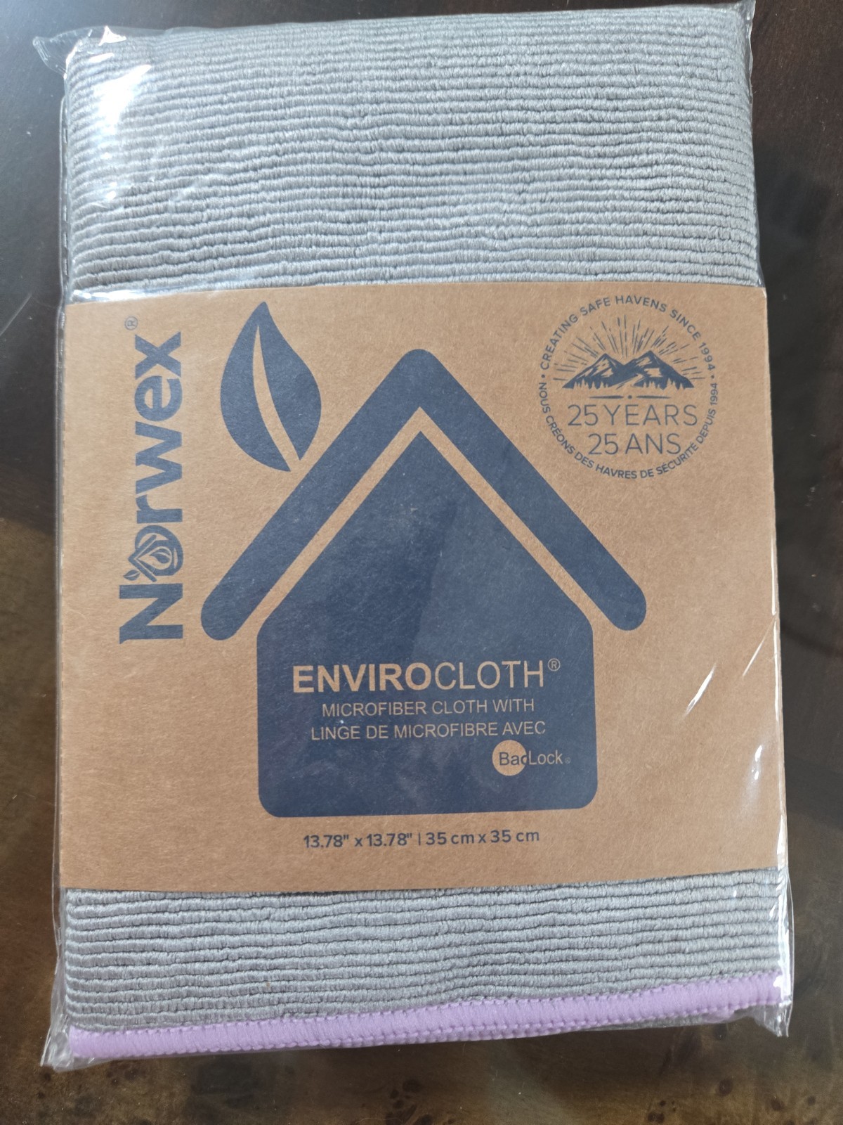 2 Pieces (2 PACK) Norwex Enviro Cloth Gray Cleaning Cloth FAST FREE SHIPPING gallery