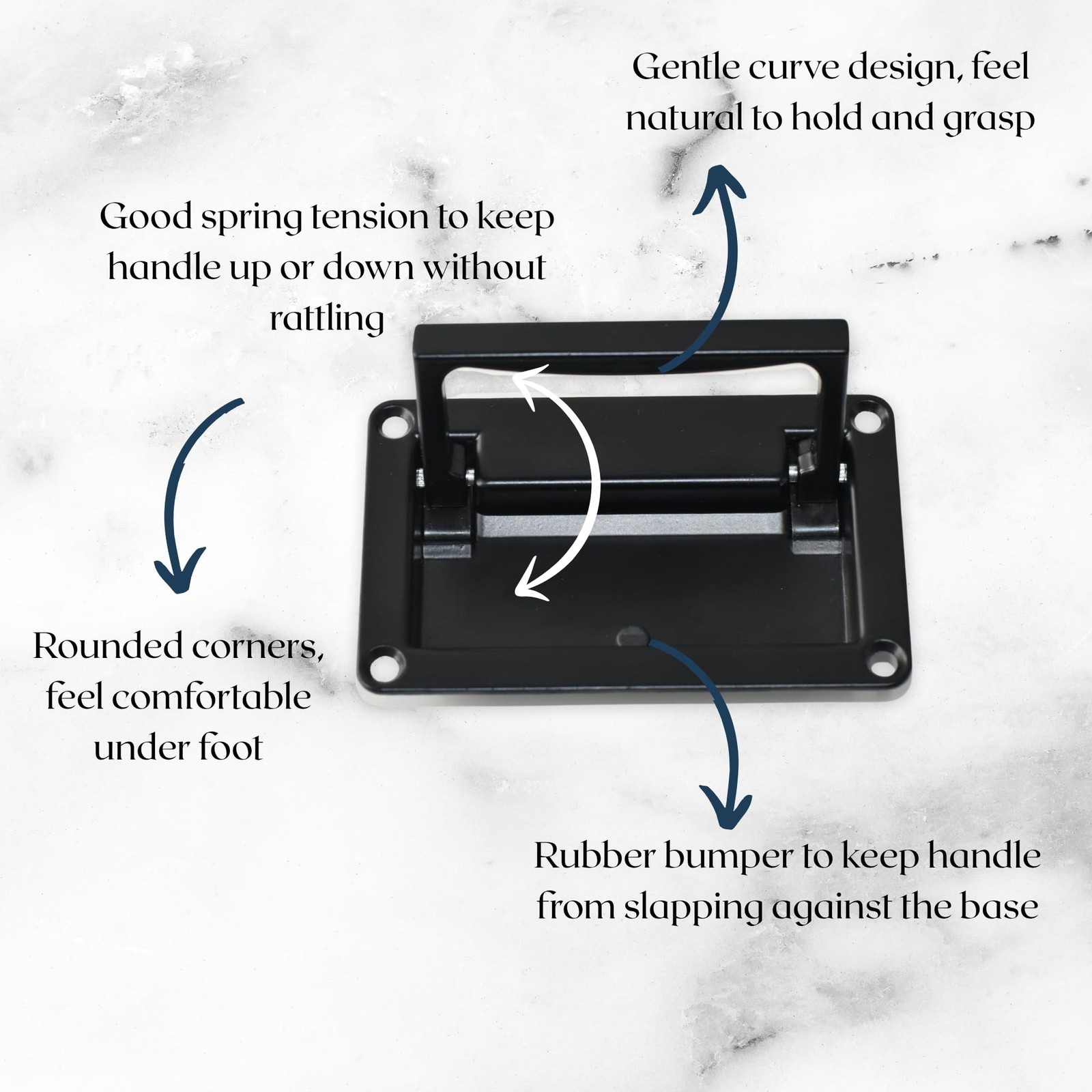 Trap Door Pull Handle - Recessed Door Handle Pull for Floor Hatch, Flush Door... gallery