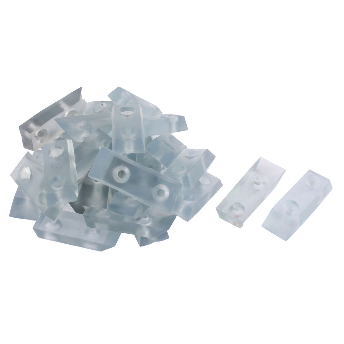 Rubber Rectangular Furniture Table Chair Leg Tips 4cm Length 30pcs gallery