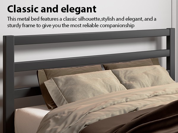 Contemporary Platform Bed with Ample Storage, Sturdy Structure, Easy Assembly gallery