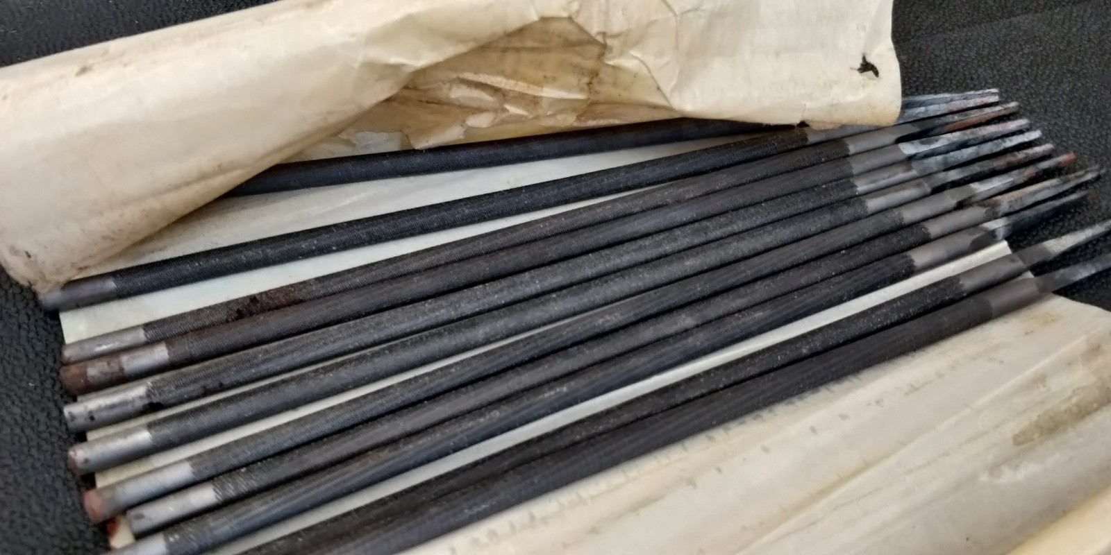 10 pack ~ Chainsaw Files NEW OLD STOCK ~ 6" x 15/64" 6MM RARE SIZE gallery