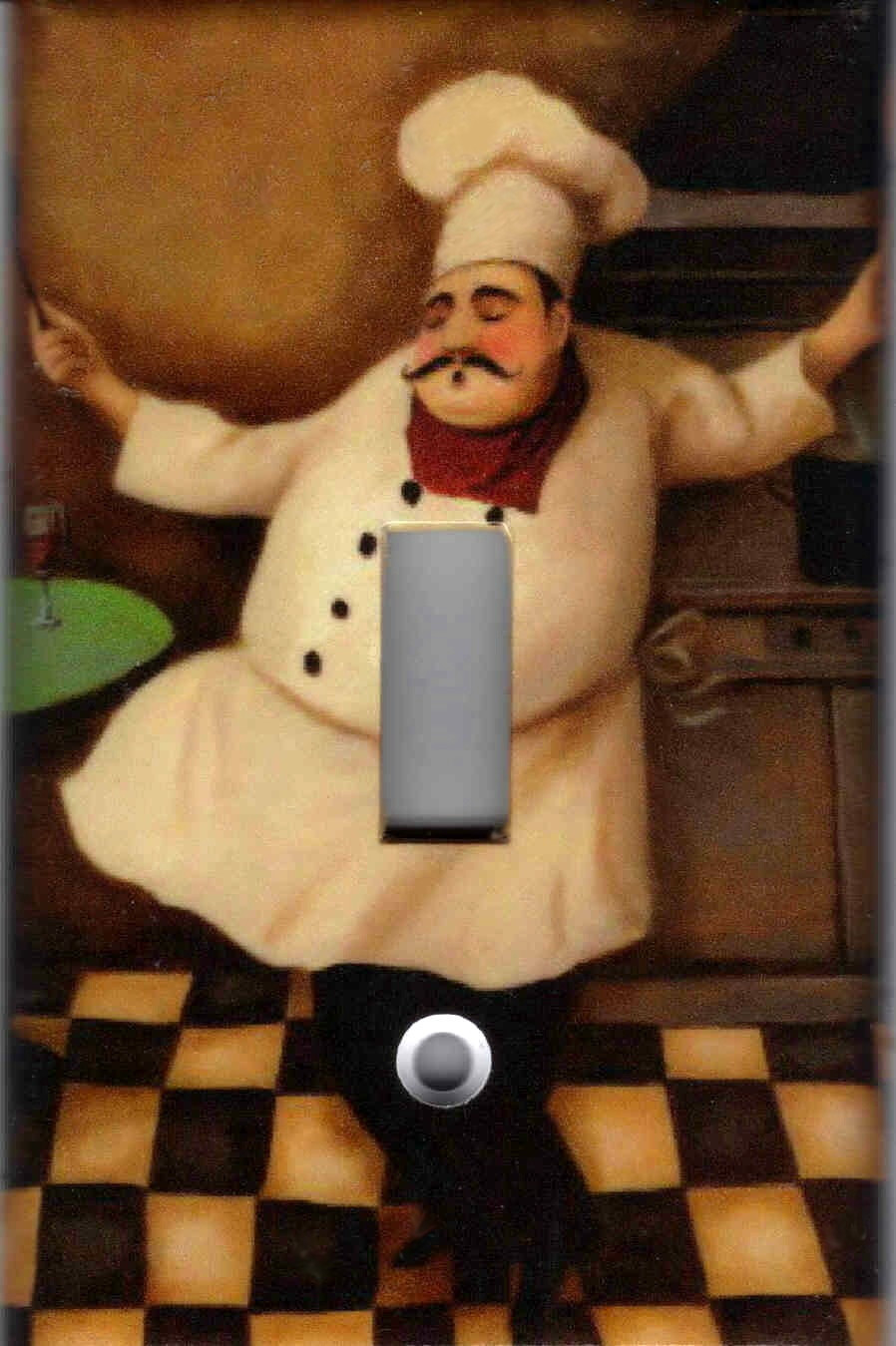 FAT CHEF - FAT CHEF KITCHEN HOME DECOR LIGHT SWITCH PLATES AND OUTLETS gallery