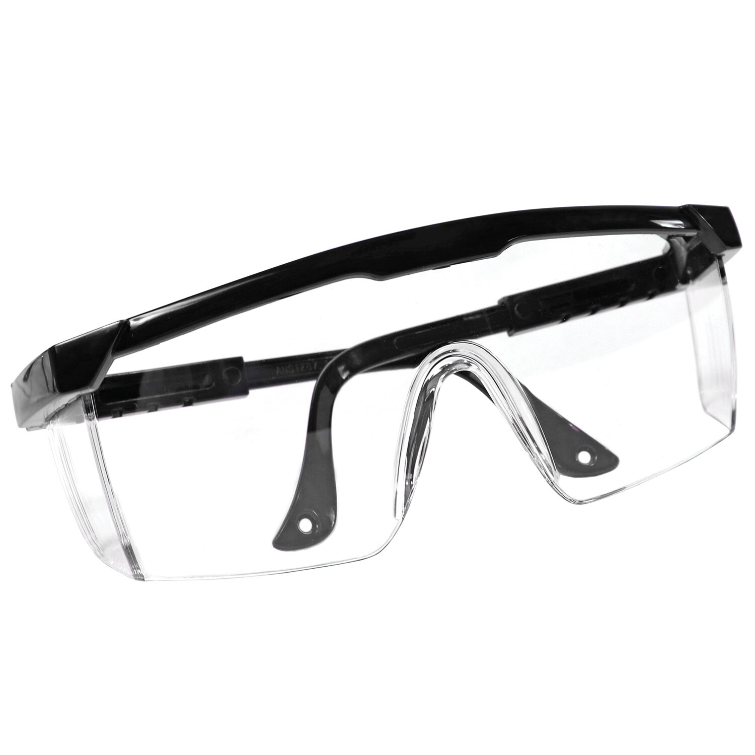 Adjustable Safety Glasses Clear Wrap Around Lens Anti-Fog Scratch Resistant gallery