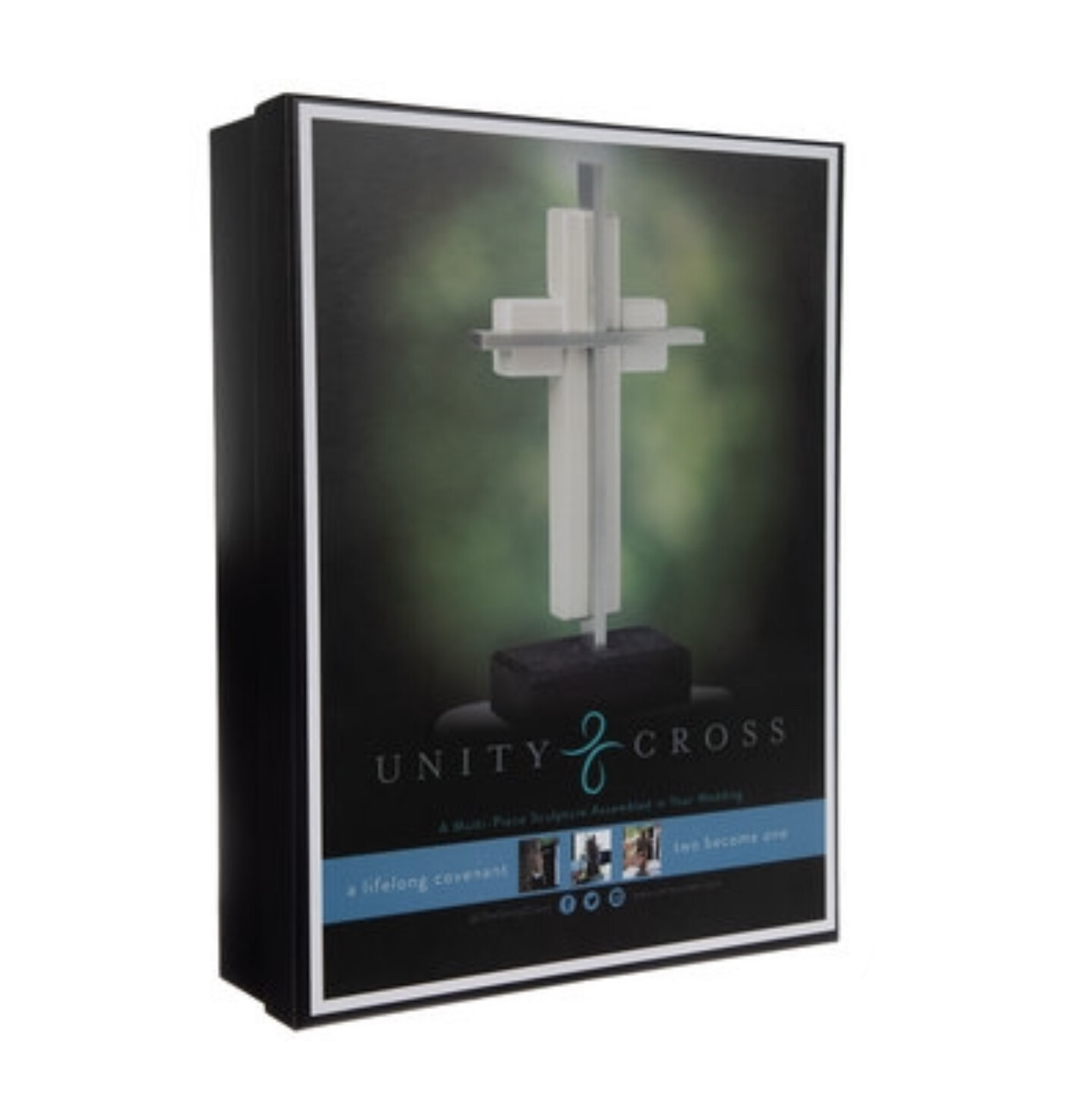 True White Unity Cross Wedding Cross Centerpiece Christian Newly Weds. gallery