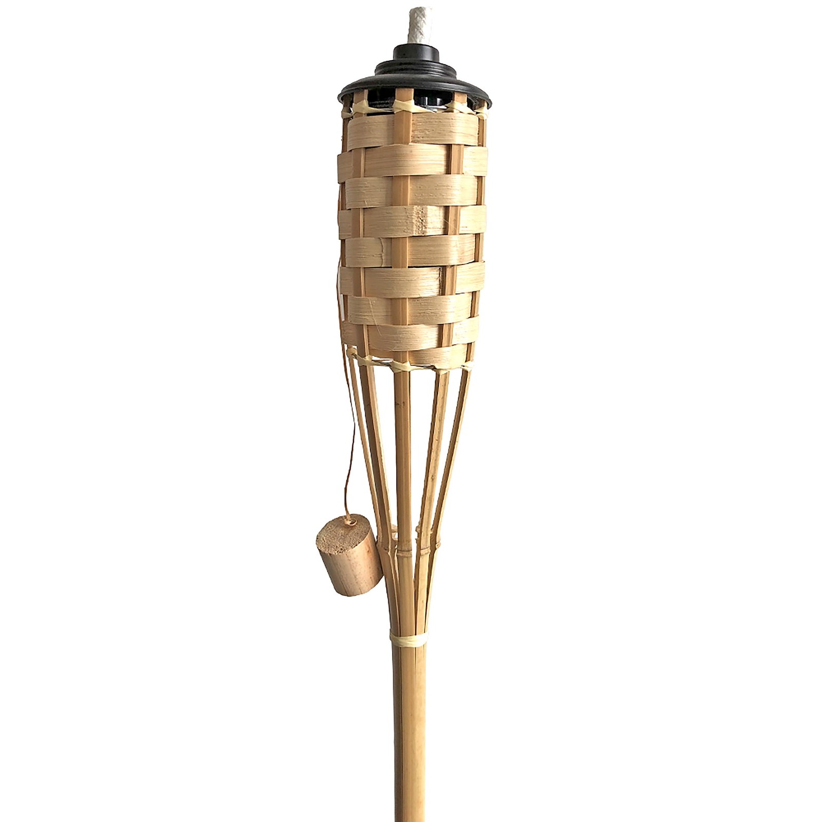 Mainstays 57" Bamboo Lawn Torch 4 Pack Real Bamboo Fiberglass Wick gallery