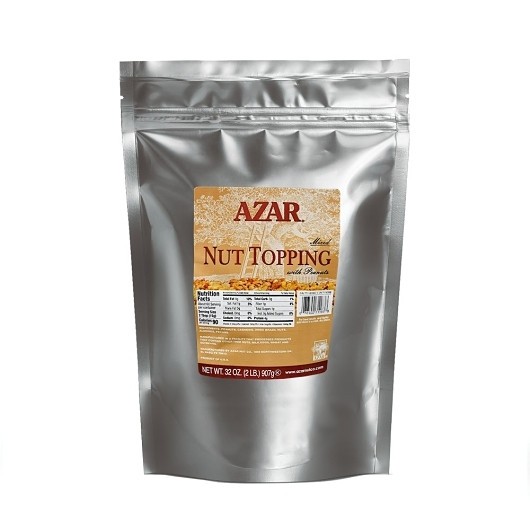 Azar Oil Roasted Unsalted Mixed Nut With Peanut Topping, 2 Pounds, 3 Per Case gallery