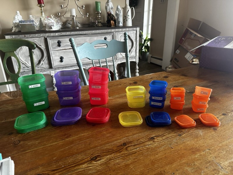 Portion Control Containers/ Books/ Bundle For Healthy/ Clean Eating / Diet gallery
