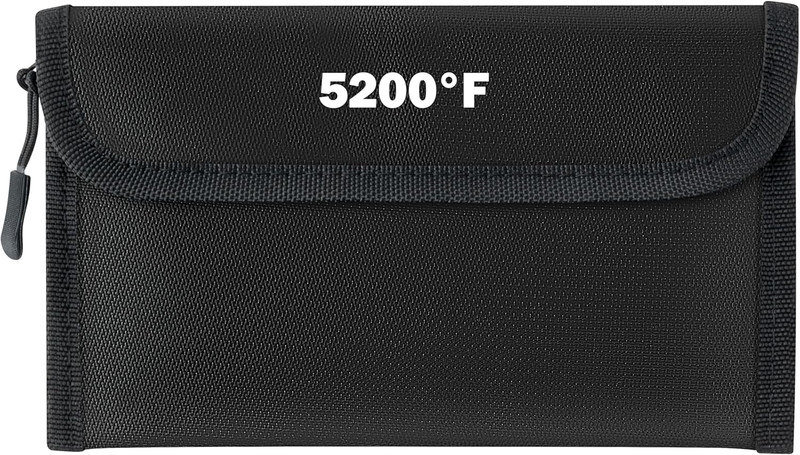 Fireproof Waterproof Document Bag - 5200°F Water Resistant Fire Proof Money Bag, gallery