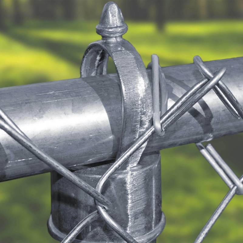allFENZ 1-5/8 in. Chain Link Fence Loop/Eye Tops (Aluminum) (2 Pack) gallery
