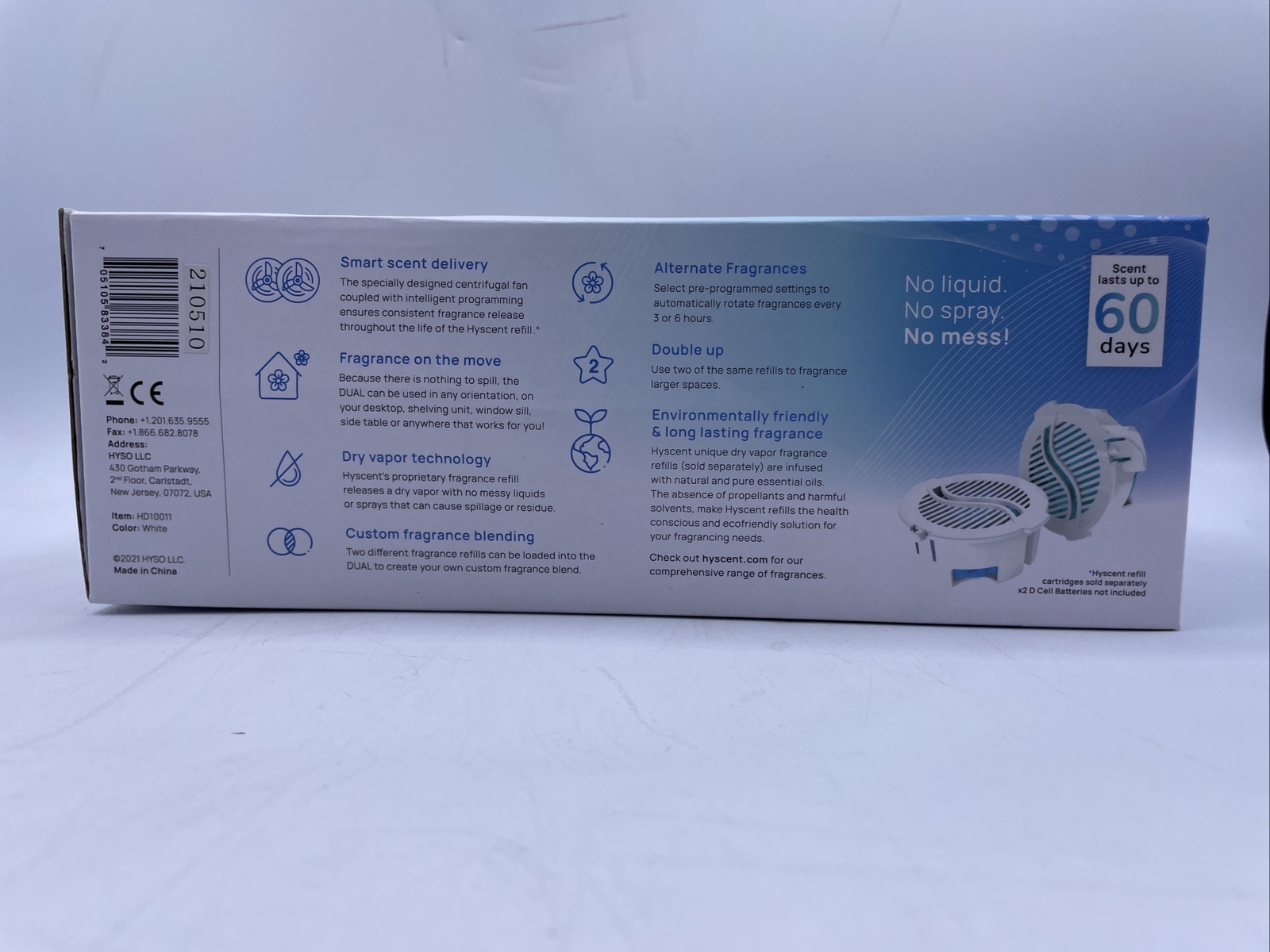 Hyscent Dual 2 in 1 Fragrance Diffuser gallery