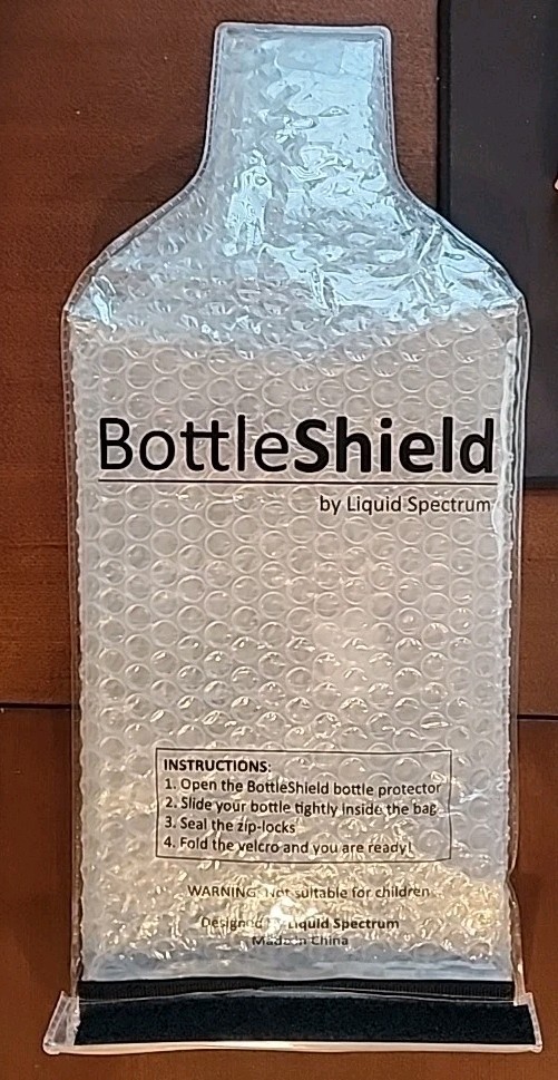 Liquid Spectrum Reusable Wine Protector Travel Bag by Bottle Shield