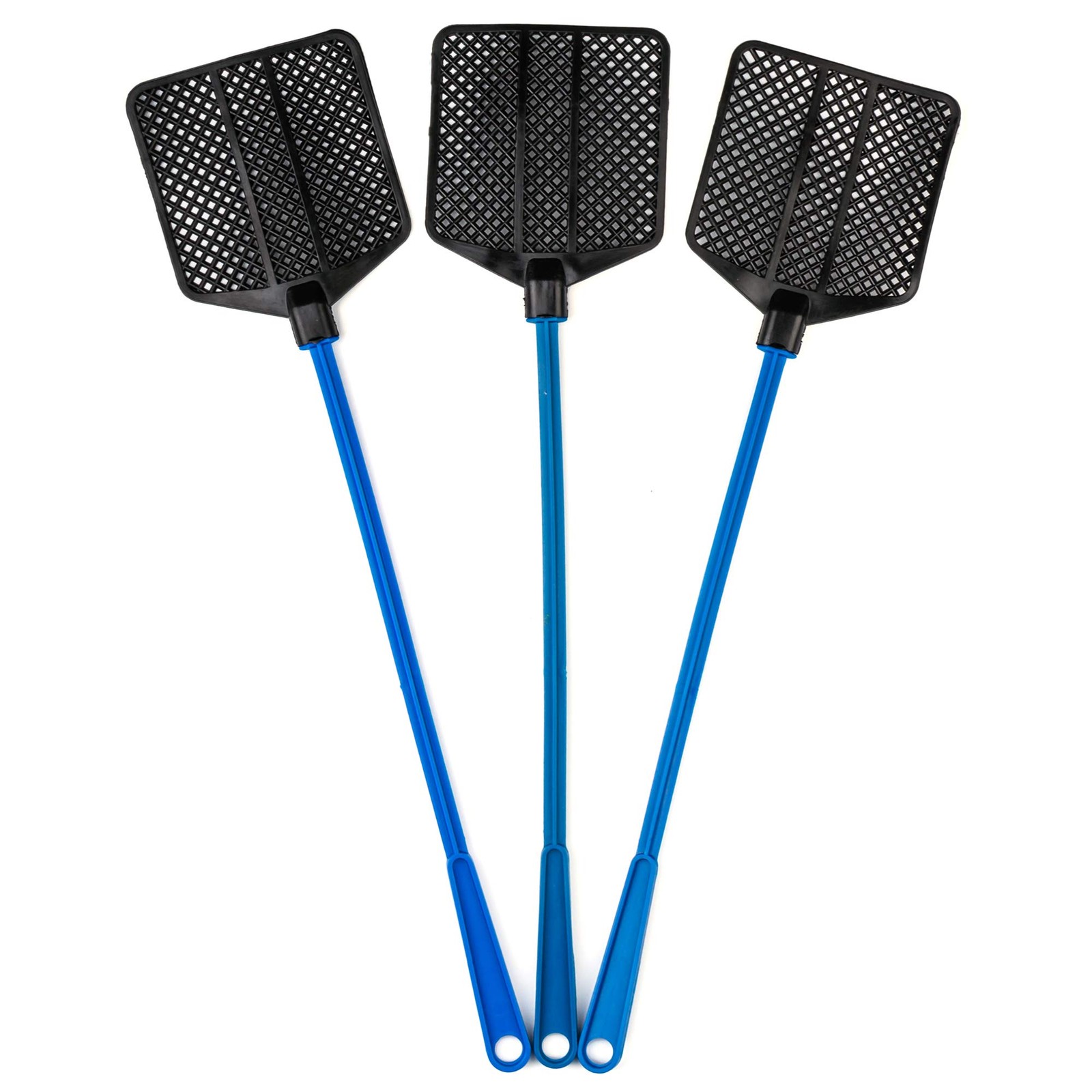 Rubber Fly Swatter, Long Fly Swatter Pack, Fly Swatter Heavy Duty (3 Pack) (B... gallery