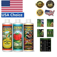 Maximize Yields with Liquid Nutrient Trio: Big Bloom, Grow & Tiger Bloom – 48oz