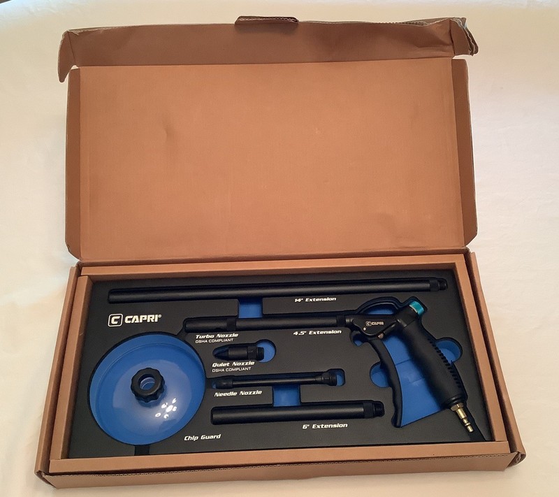Capri Tools Windstorm EX High Performance Air Blow Gun Set With Accessories gallery