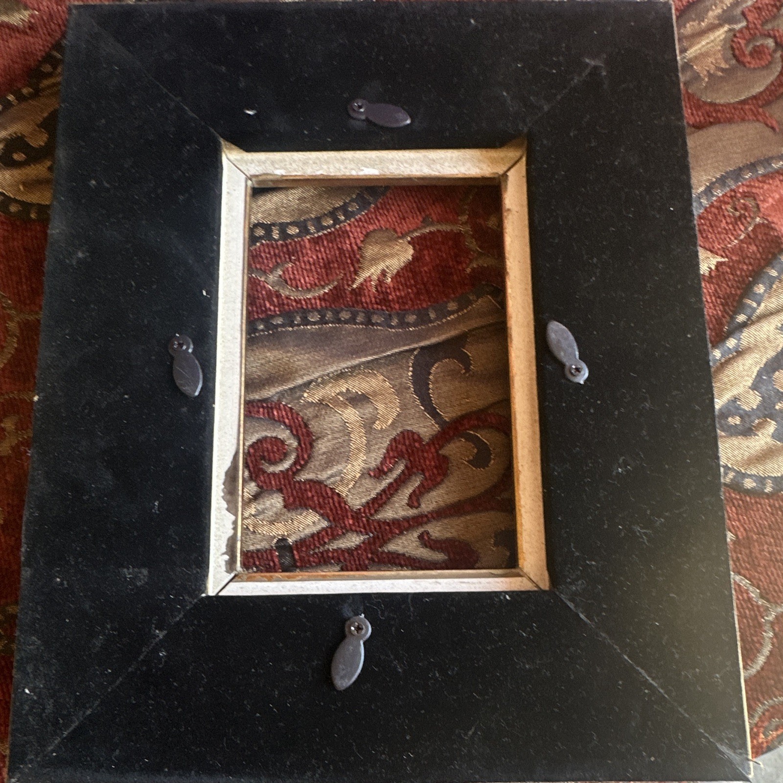 Ornate Gold Wood Rectangular Photo Frame, Holds 1 Photo, Less Than 6 in gallery
