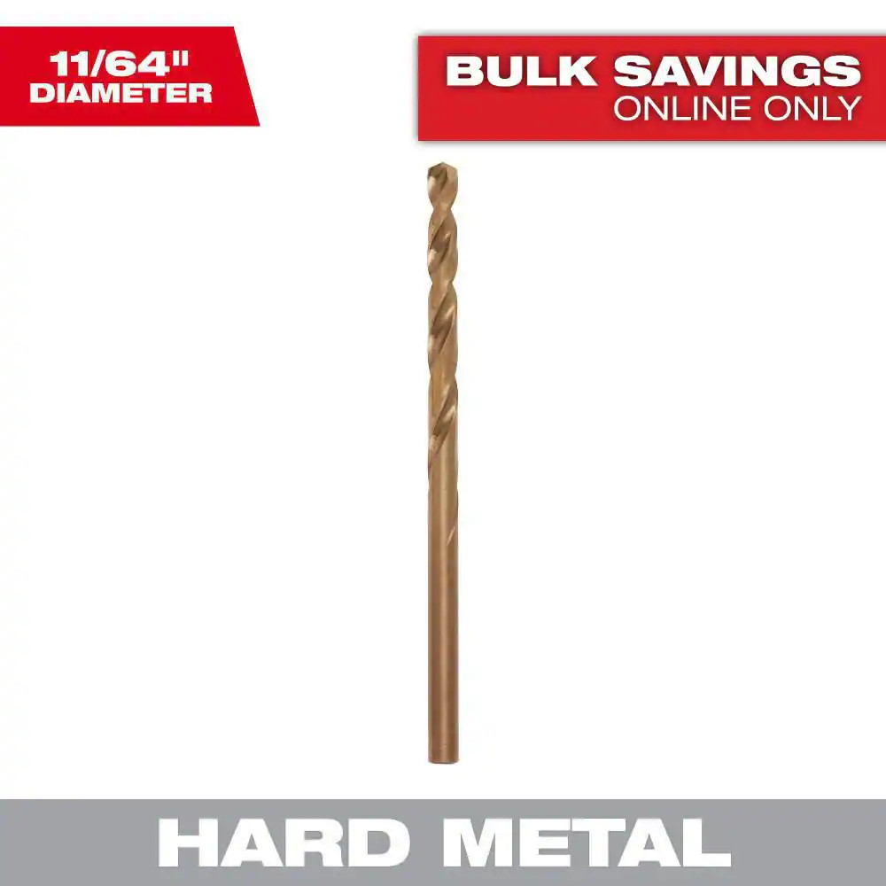 11/64 In. Cobalt Red Helix Drill Bit gallery