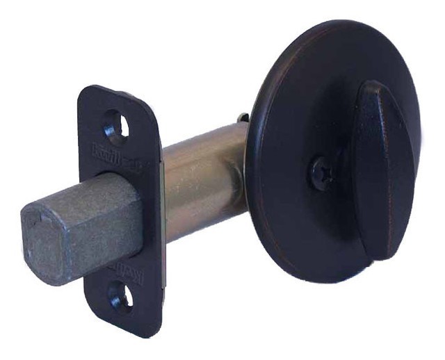 Kwikset Security Series One-Sided Keyless Deadbolt Matte Black 96630-072 - NEW gallery
