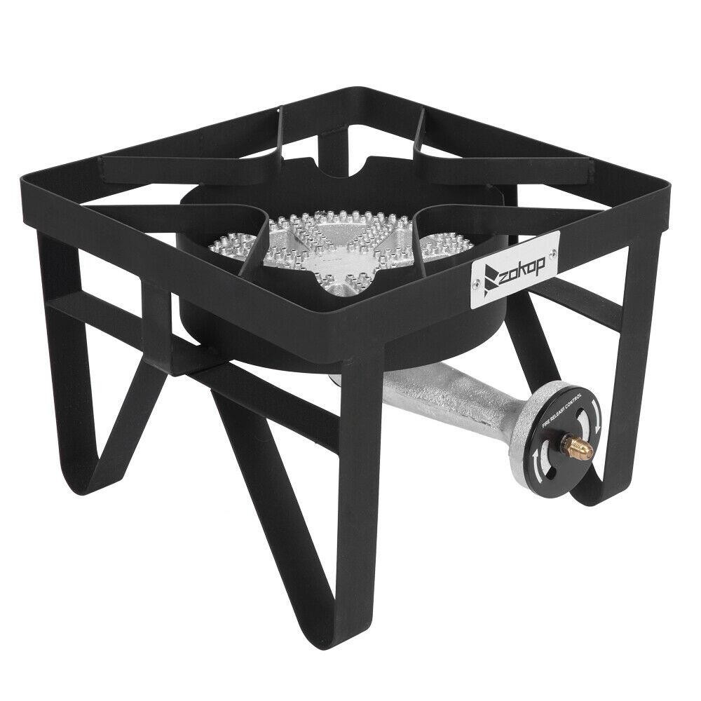 Square 200,000 BTU Burner Liquid Propane Outdoor Stove Range Turkey Fish Fryer gallery