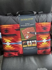 Pendleton Outdoor Packable Blanket Picnic Beach NEW Bag Pocket 60×72 Short Sands
