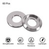 M5 Cone Cup Countersunk Washers 5mm/0.2 Inch Aluminum 60 Pcs(Gray) gallery