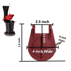 3.75 Inch-4-Inch Flapper Replacement