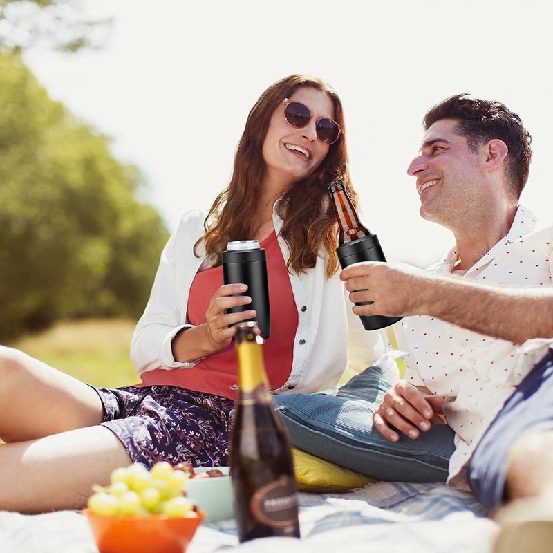 Versatile 4-in-1 Cooler: Keeps Drinks Fresh for 4-5 Hours in Stylish Design gallery