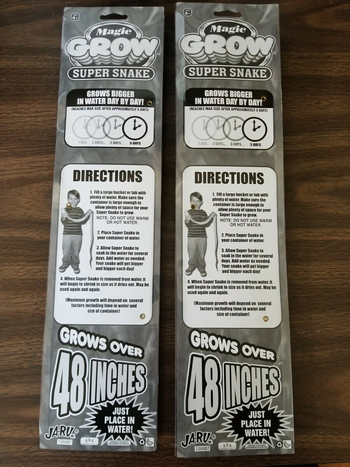 Magic Grow Super Snake (2 Pack) Grows Over 48 Inches! gallery