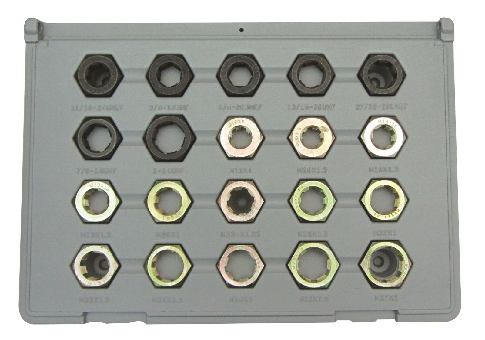 Lang Master Spindle Rethreading Thread Restore Die Set 20pc SAE MM Made in USA gallery