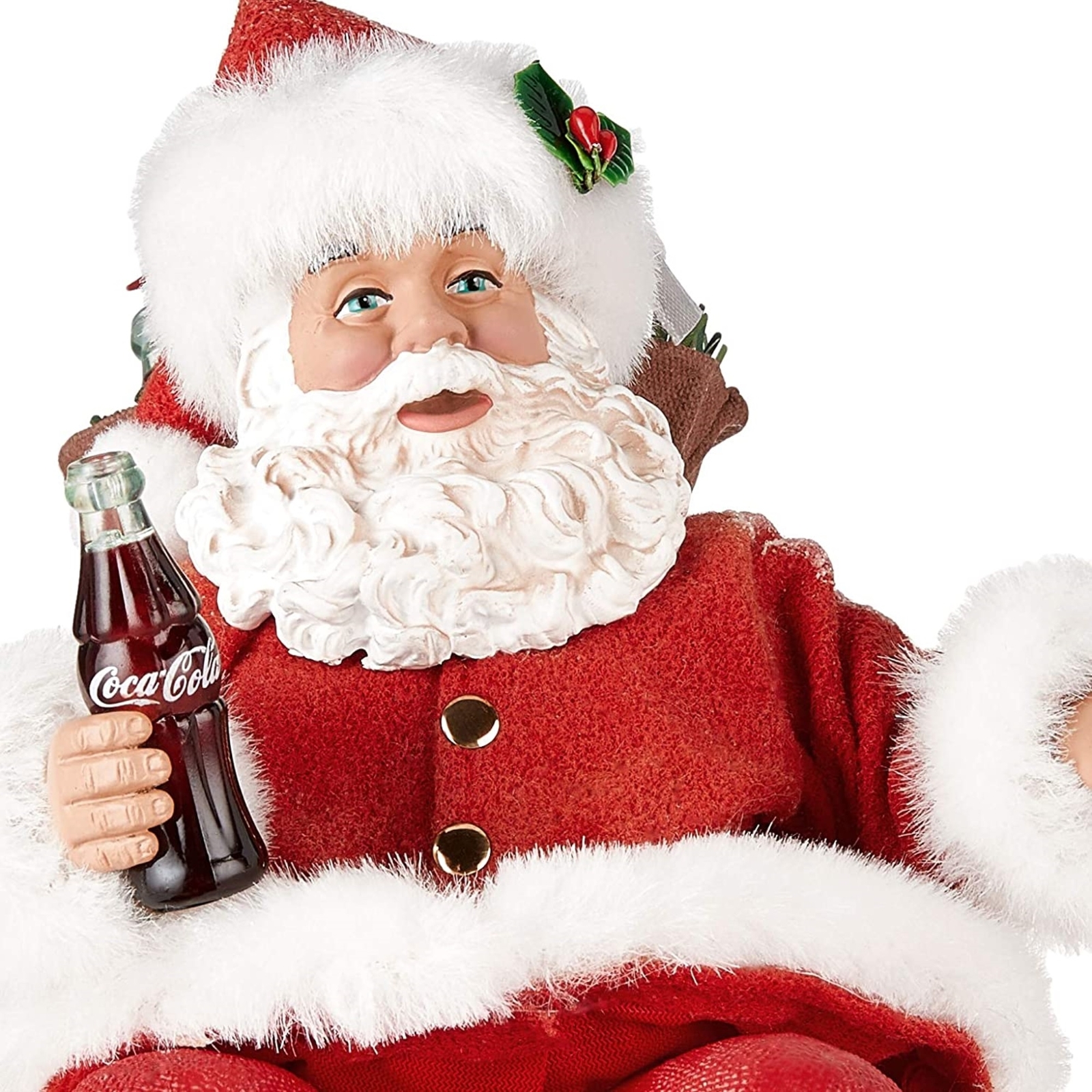 Kurt Adler (#CC5202) Coca-Cola Santa in Sleigh Tabletop Christmas Decoration, 10 gallery