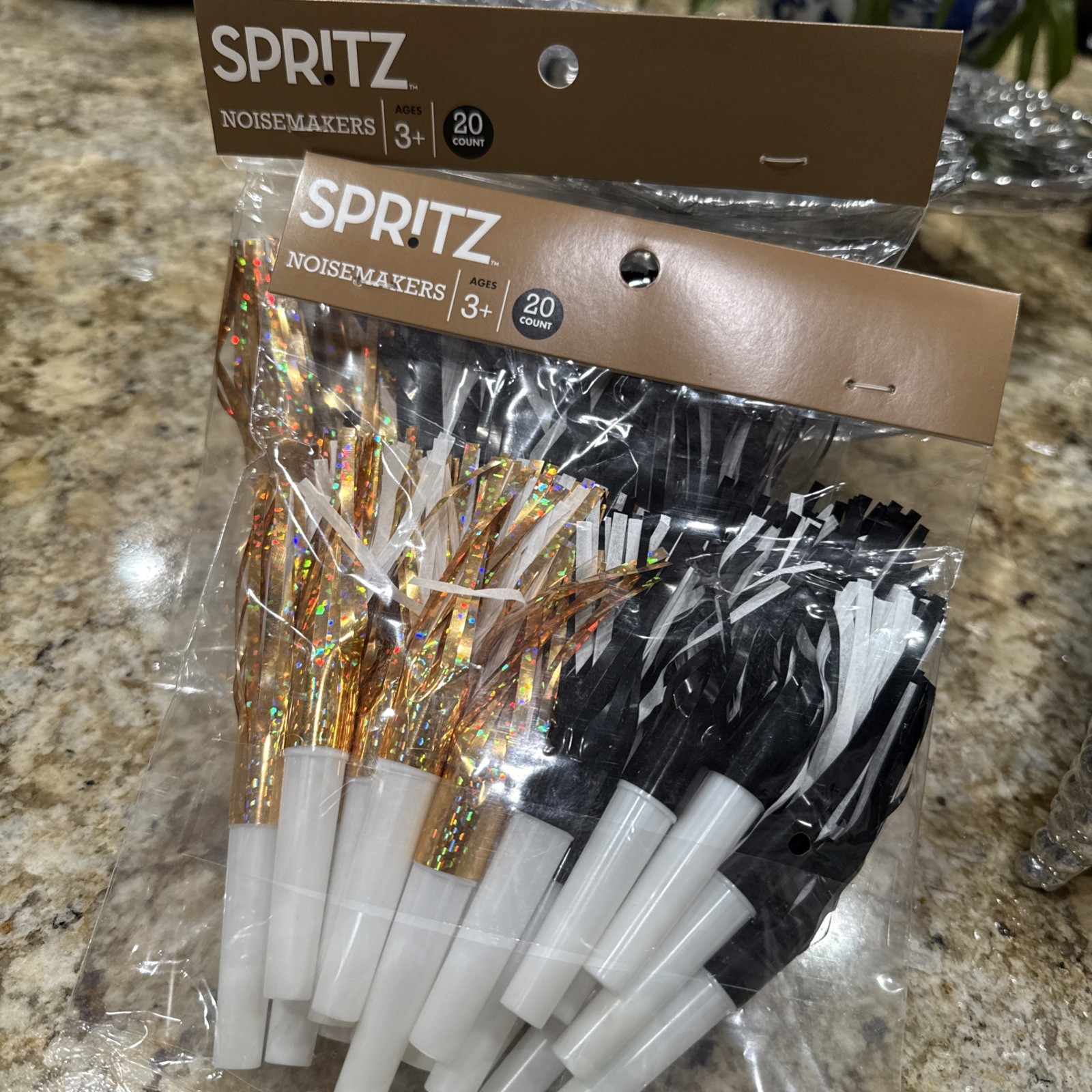 Spritz Noisemakers 20 Count, NEW Bundle Of 2= 40 Total gallery
