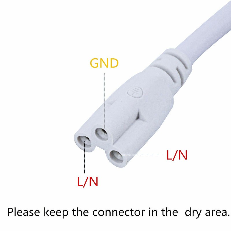 4~20pcs 3FT T8 T5 Connector Cable Cords Wire Extension 0.9m for LED Shop Lights gallery